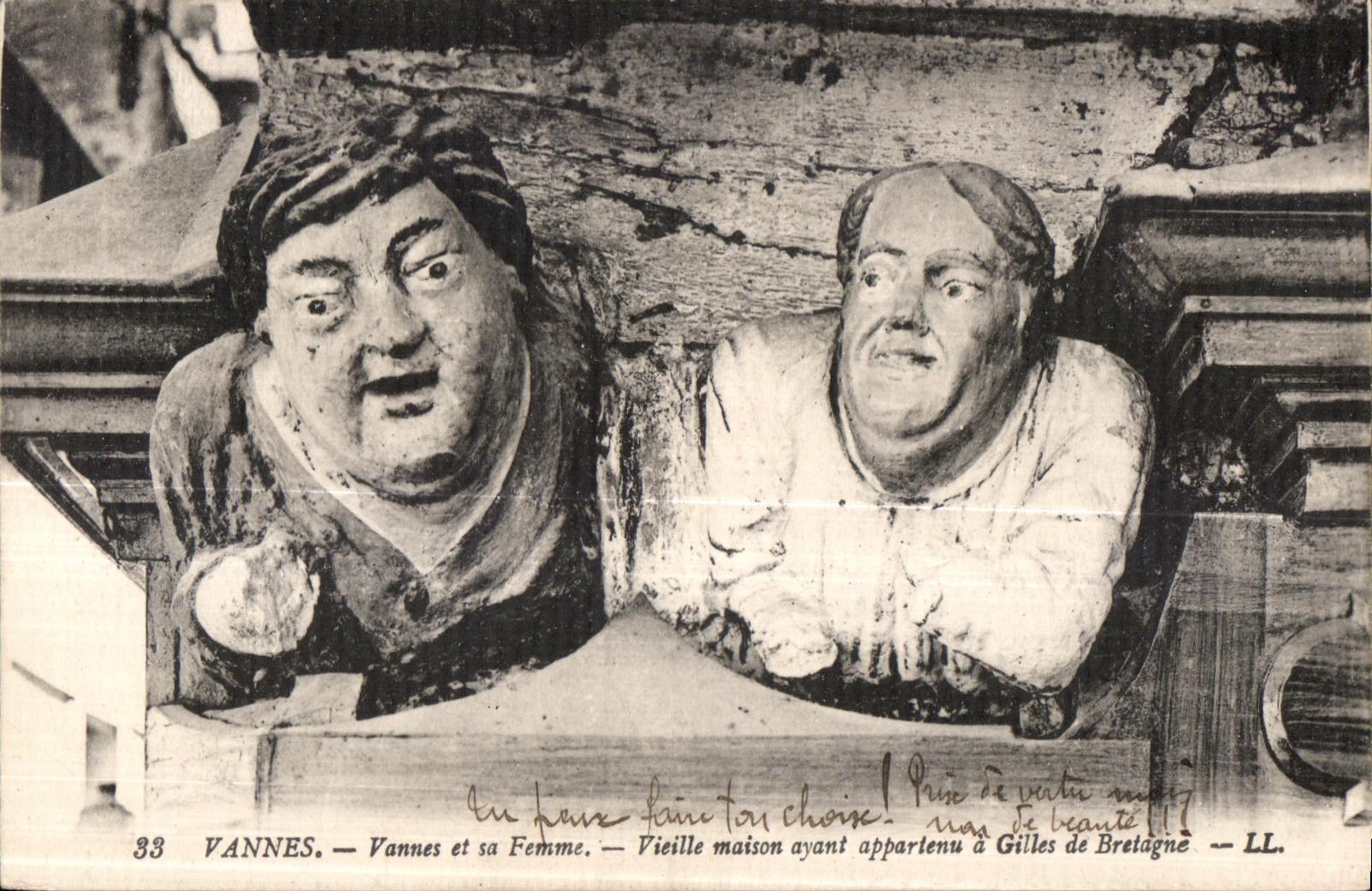 CPA Vannes Agil Vannes y su casa vieja de la esposa que pertenecen de Bretana