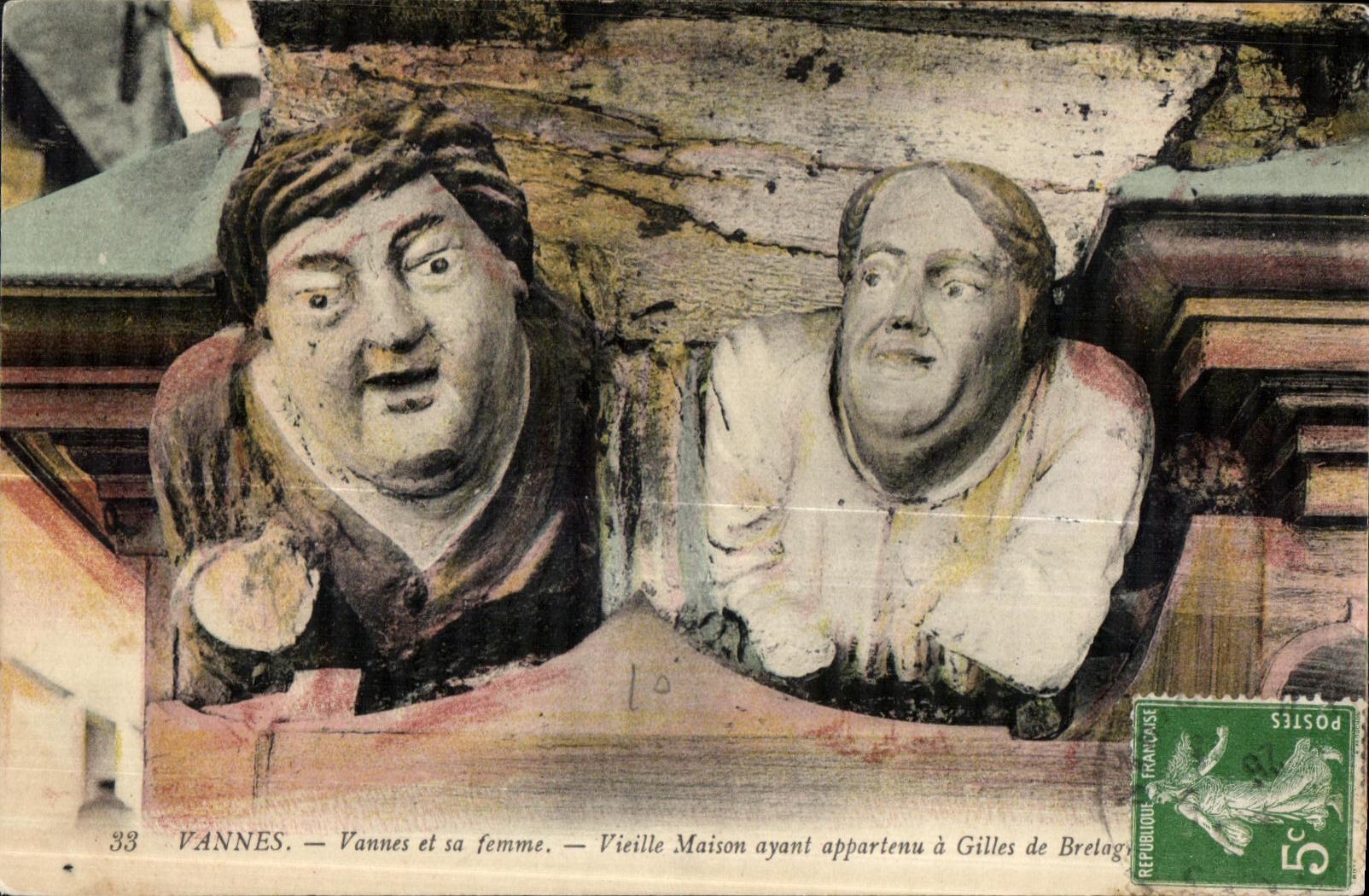 CPA Vannes Vannes y su casa vieja que pertenecen tiene Gil Brelage