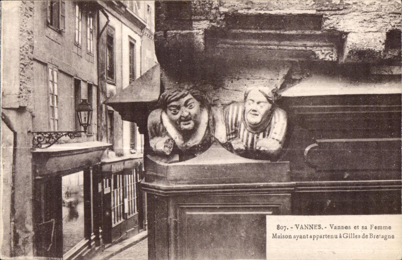 CPA Vannes Vannes y su casa de la esposa que pertenecen tiene Gil de Breragne