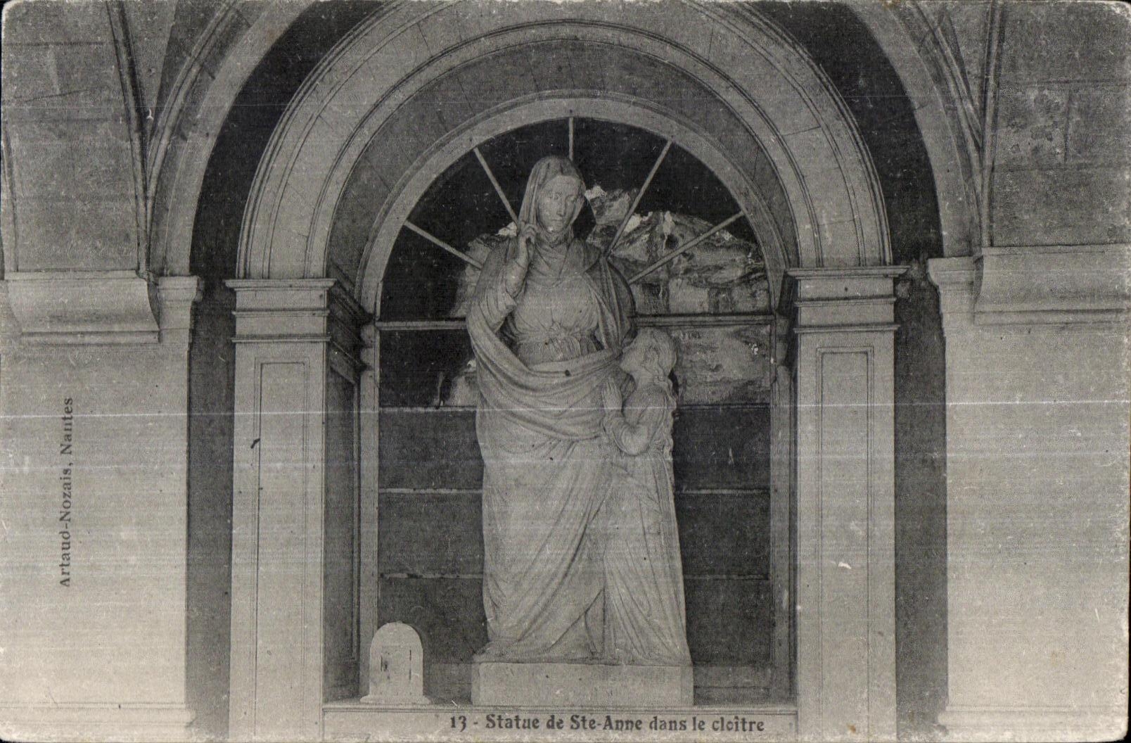 CPA Statne of Anne in the Cloister