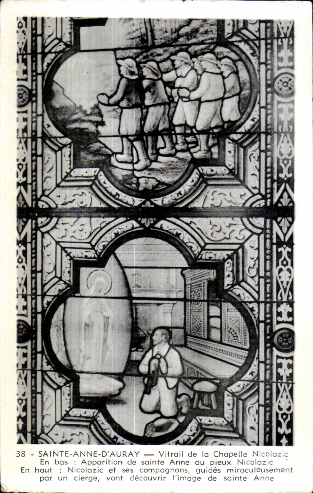 CPA Sainte Anne Auray Virtrail of Chapella Nicolazic