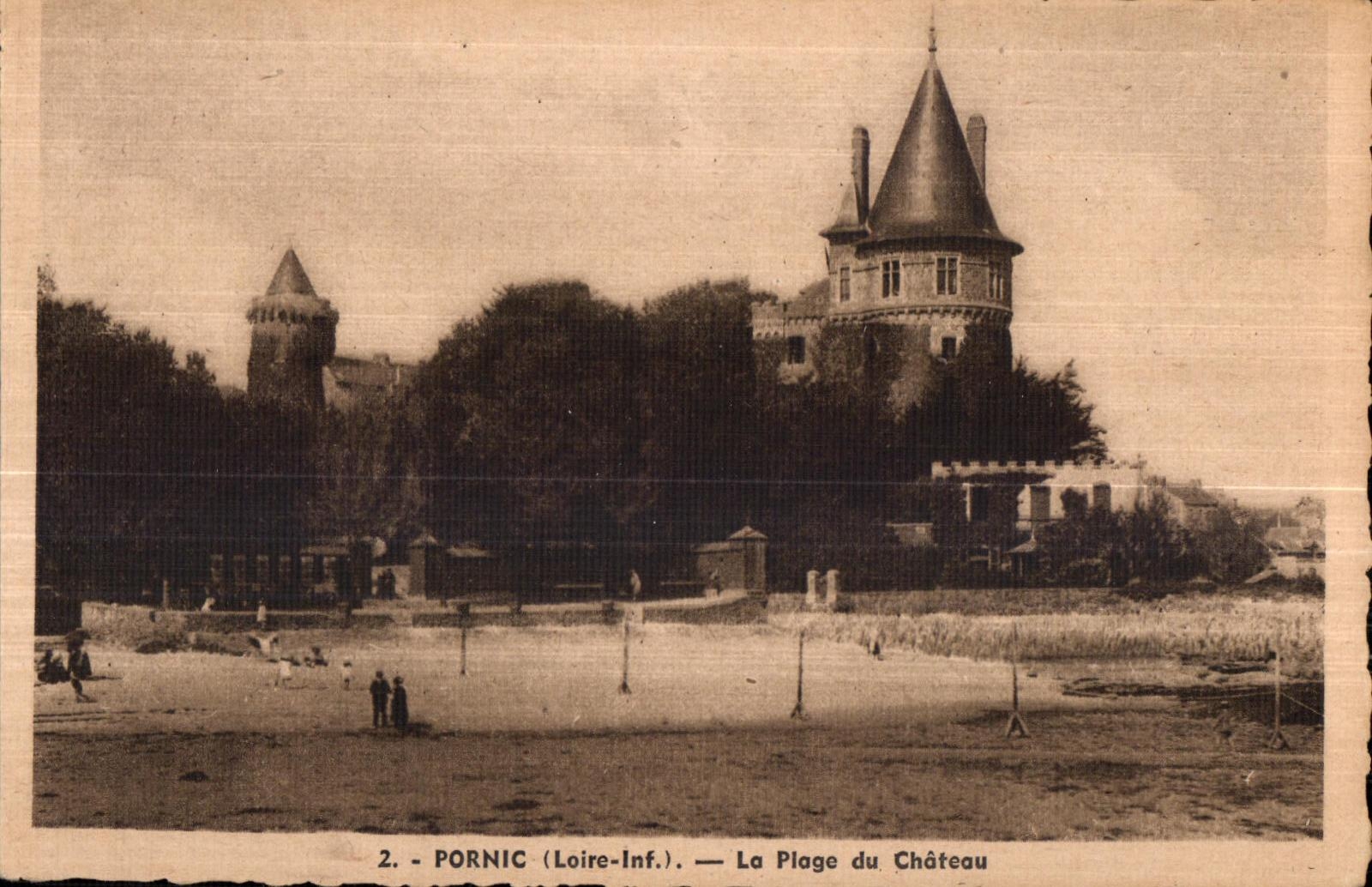 CPA Pornic (Loire-Inf ) La Plage du Chateau