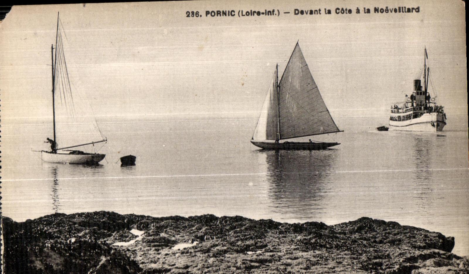 CPA Pornic (Loire-Inf ) Devant la Cote a la Noeveillard Bateaux