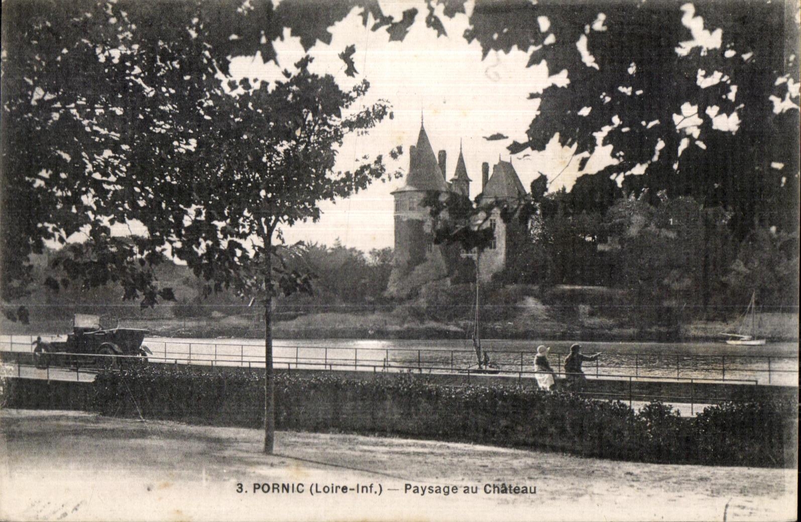 CPA Pornic (Loire-Inf ) Paysage au Chateau