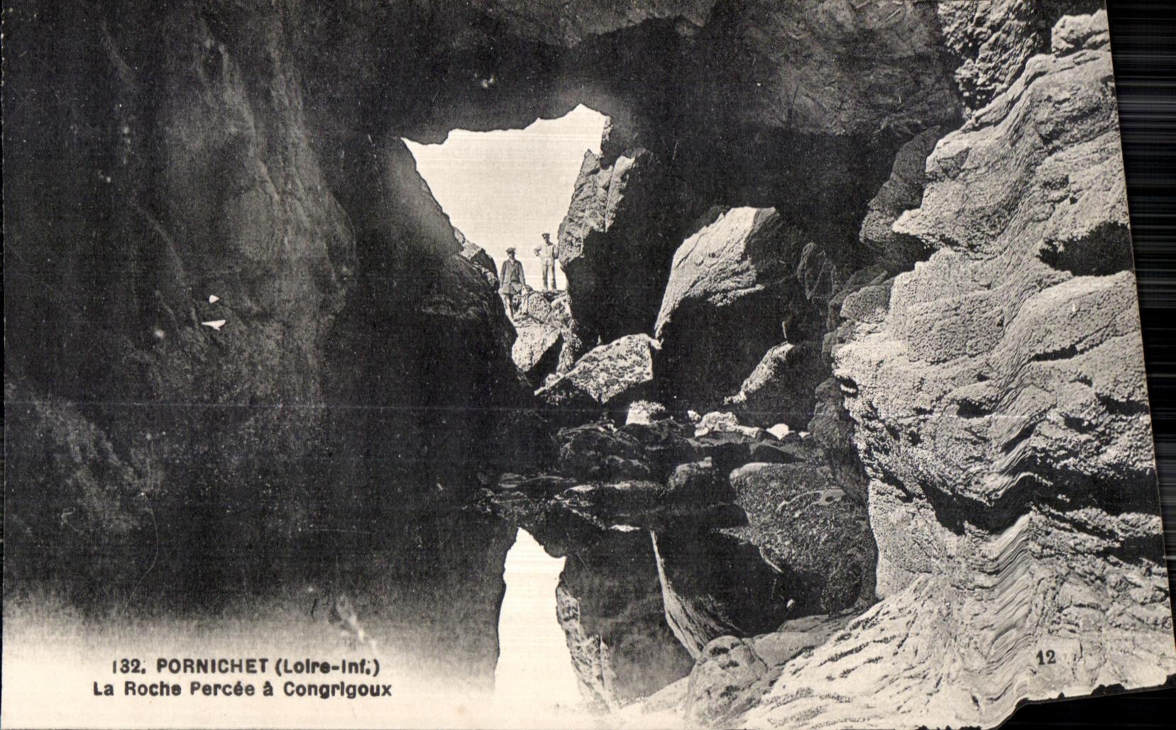 CPA Pornichet (the Loire-Inf) the Bored Rock has Congrlgoux