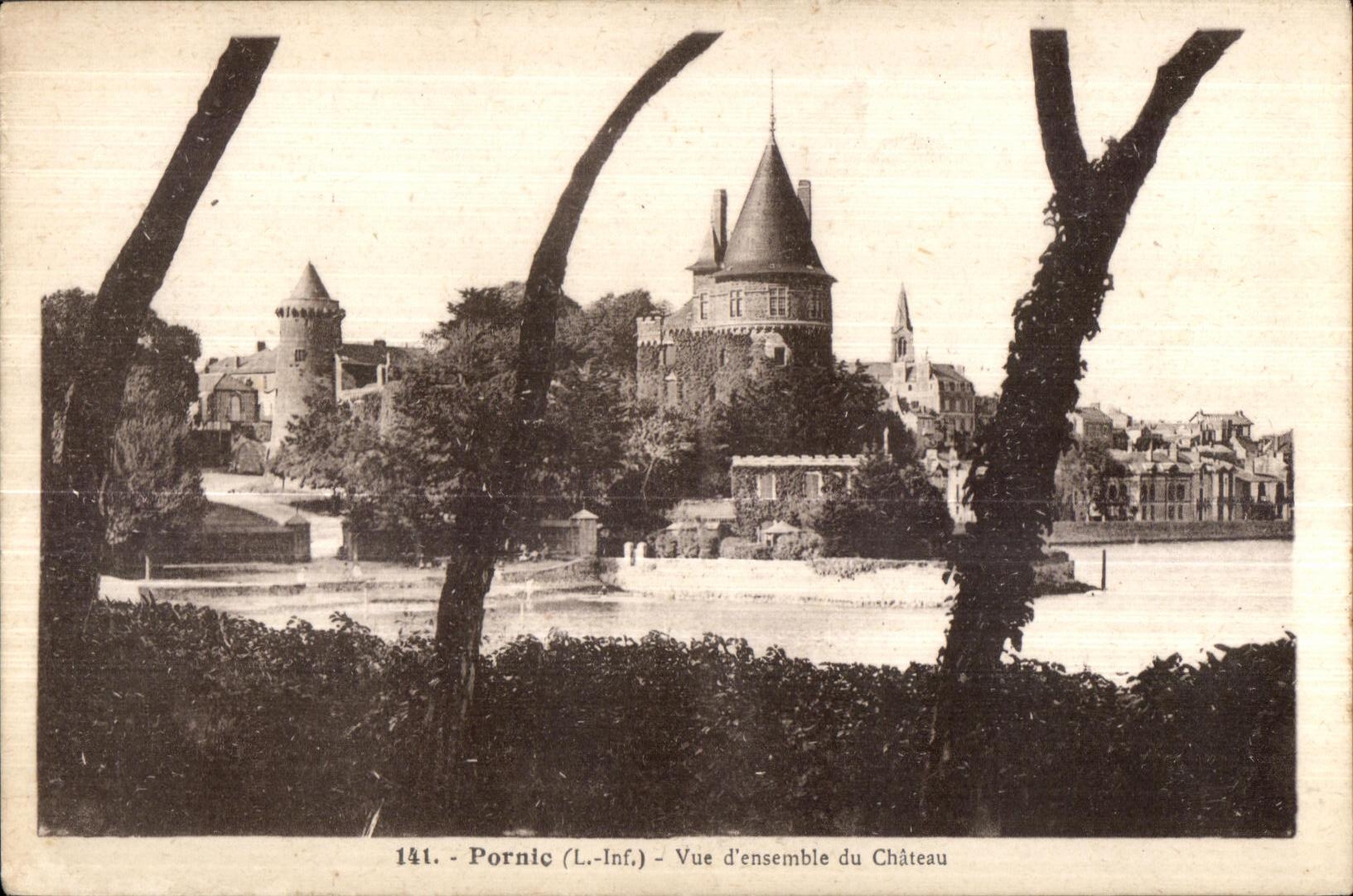 CPA Pornic (L -Inf ) Vue d ensemble du Chateau