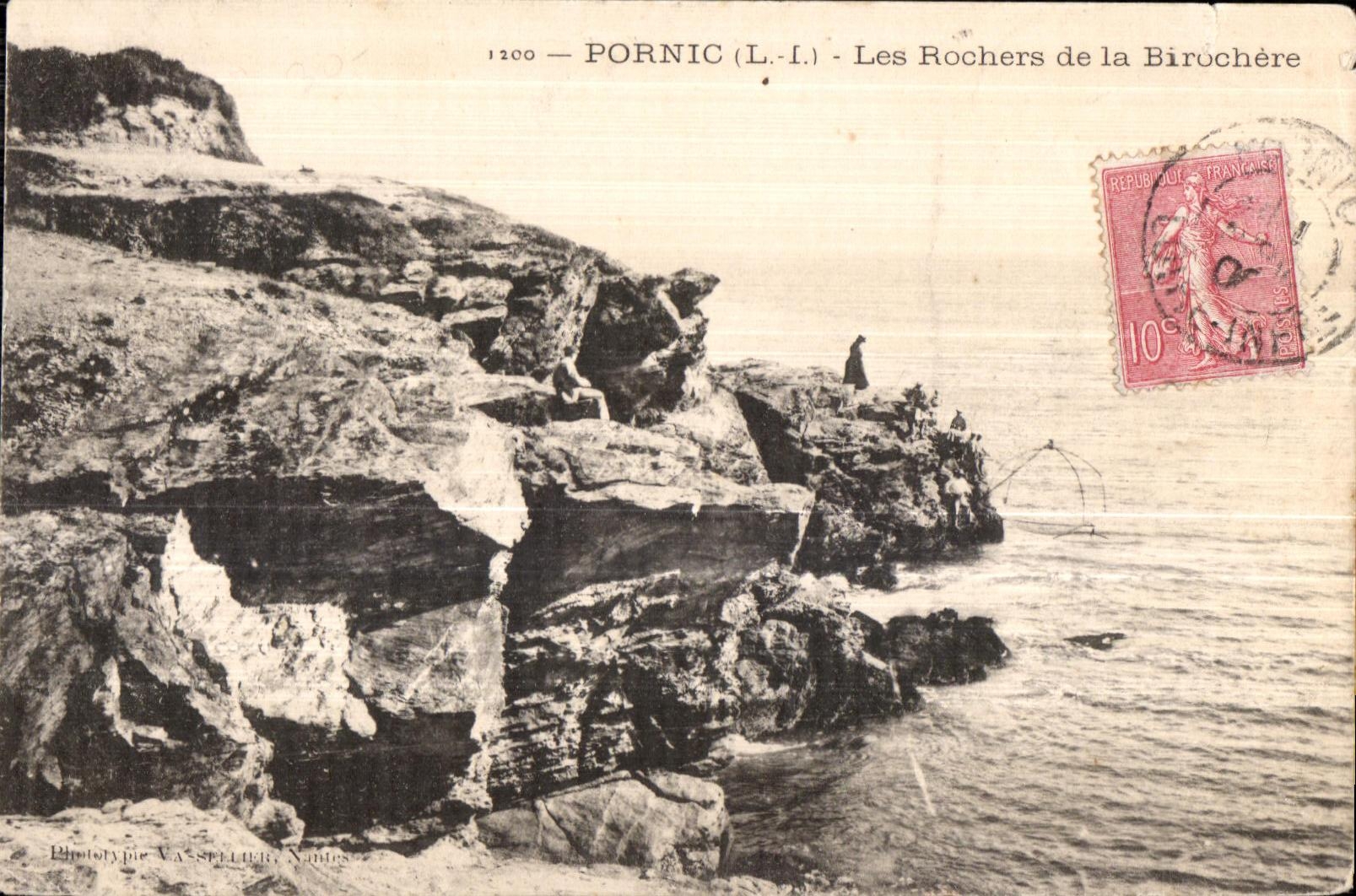 CPA Pornic (- I) Rocks of Birochere
