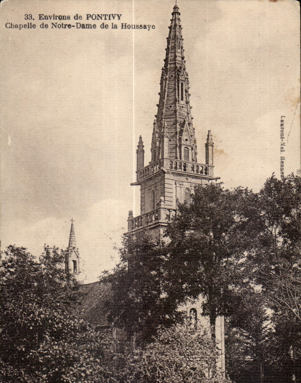 CPA Environs of Pontivy Chapelle of Norte Rams of Houssaye