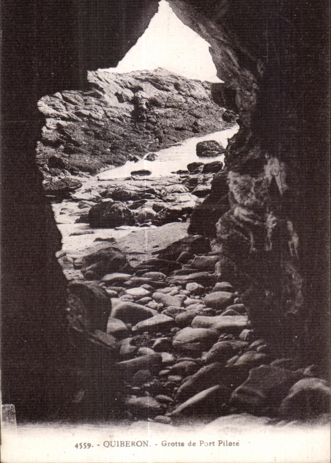 CPA Quiberon Grotte De Port Pilate