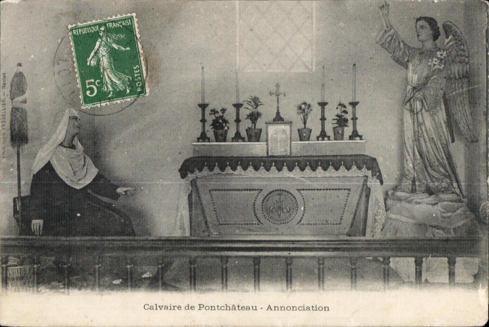 CPA Martyrdom of Pontchateau Annunciation