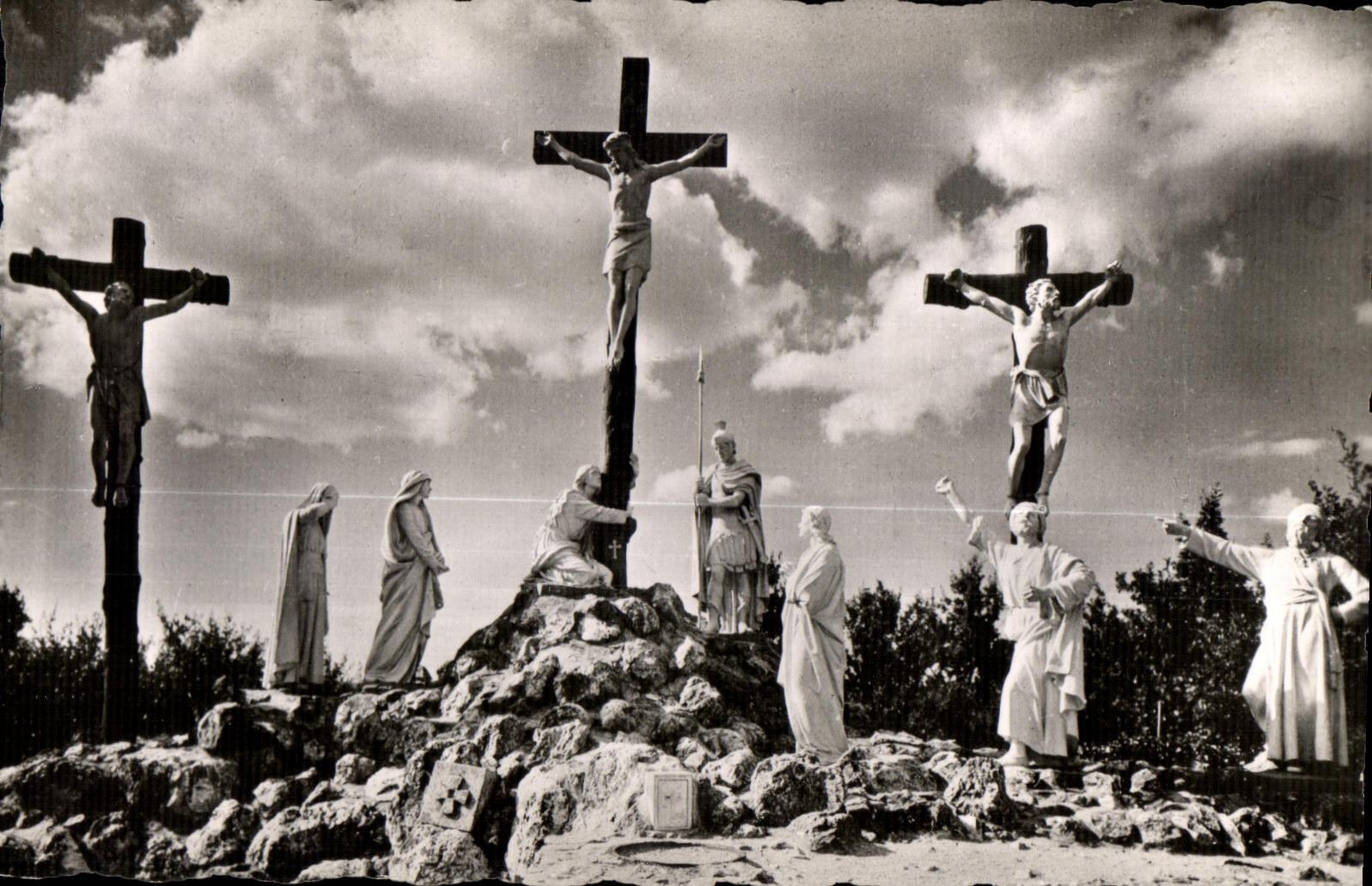 CPA Calvaire of Pontchateau (the Loire Atlantic) XII Jesus Station dies in Cross