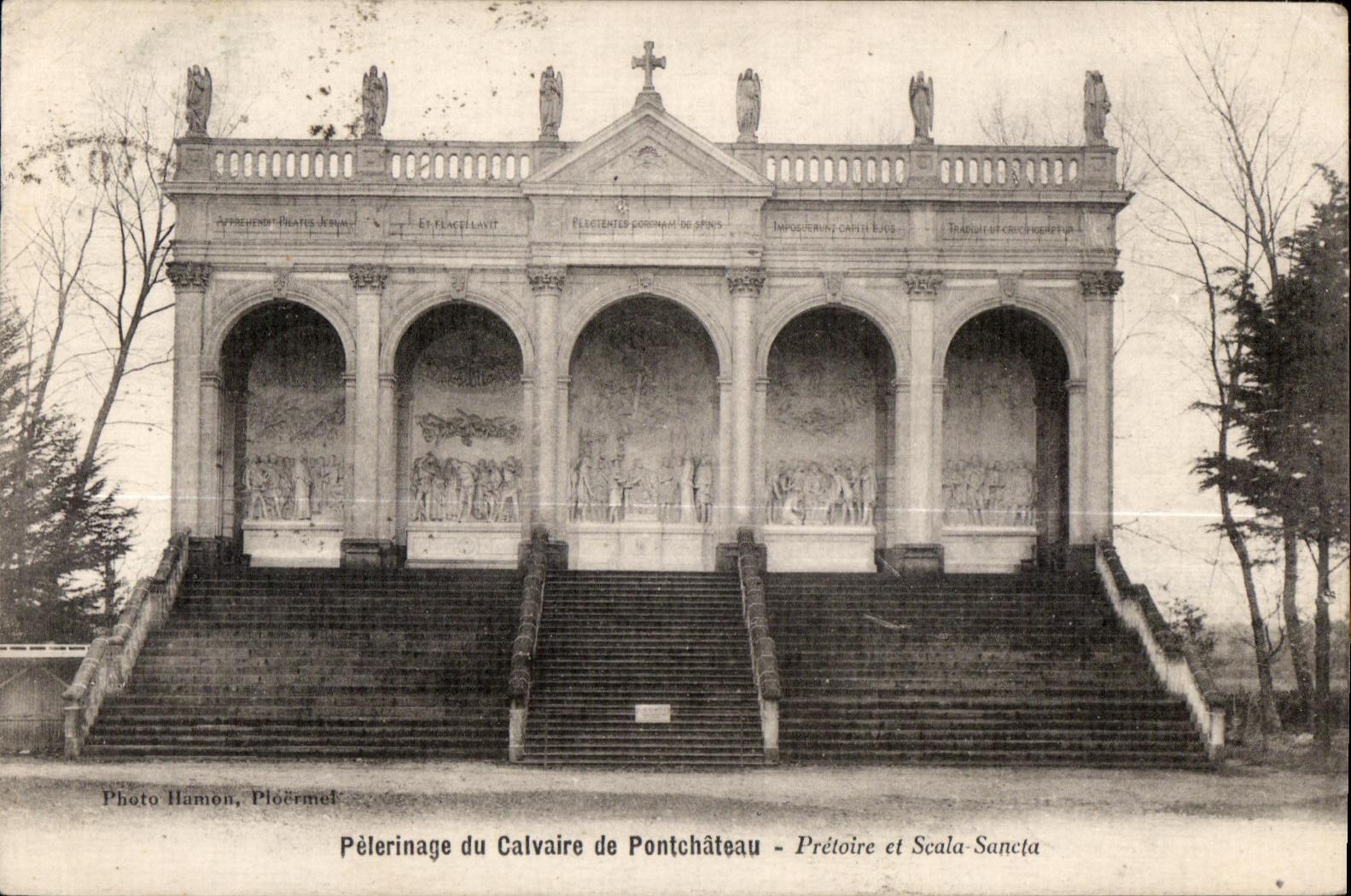 CPA Pilgrimage of the Martyrdom of Pontchateau Court and Scala Sancta