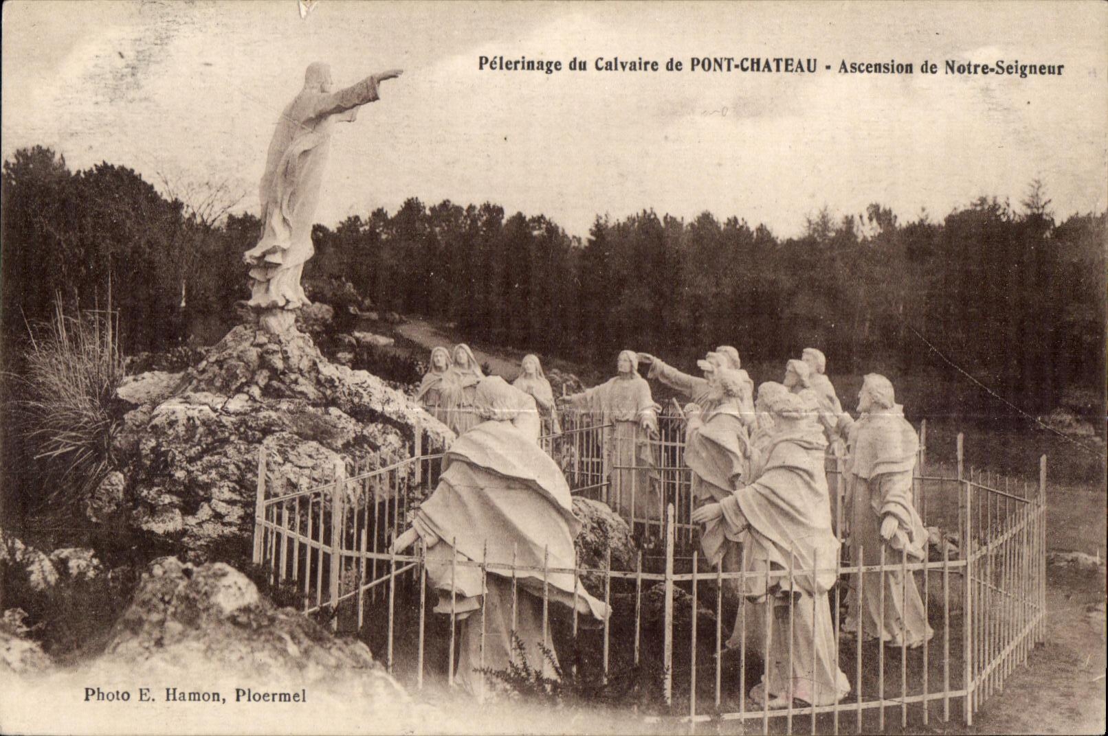 CPA peleriuage of the Martyrdom of Asceusion Bridge-Castle of Our Lord