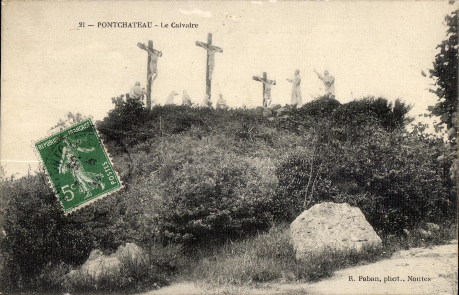 CPA Pontchateau the martyrdom