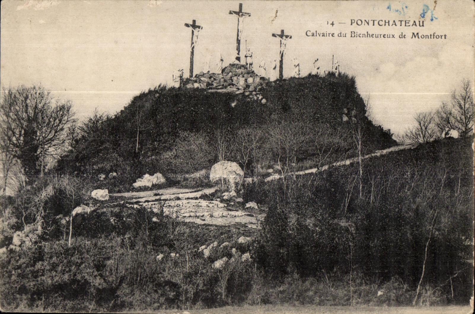 CPA Pontchateau Martyrdom of Happy of Montfort