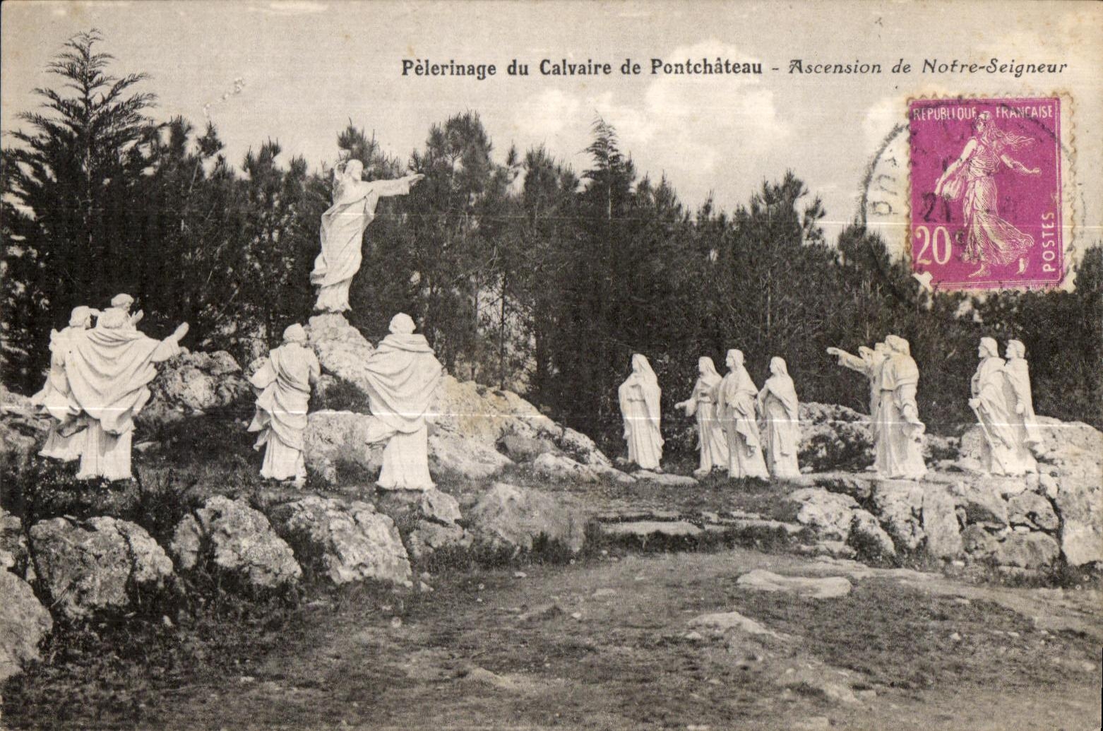 CPA Pilgrimage Martyrdom De Pontchateau Ascinsion of Our Lord