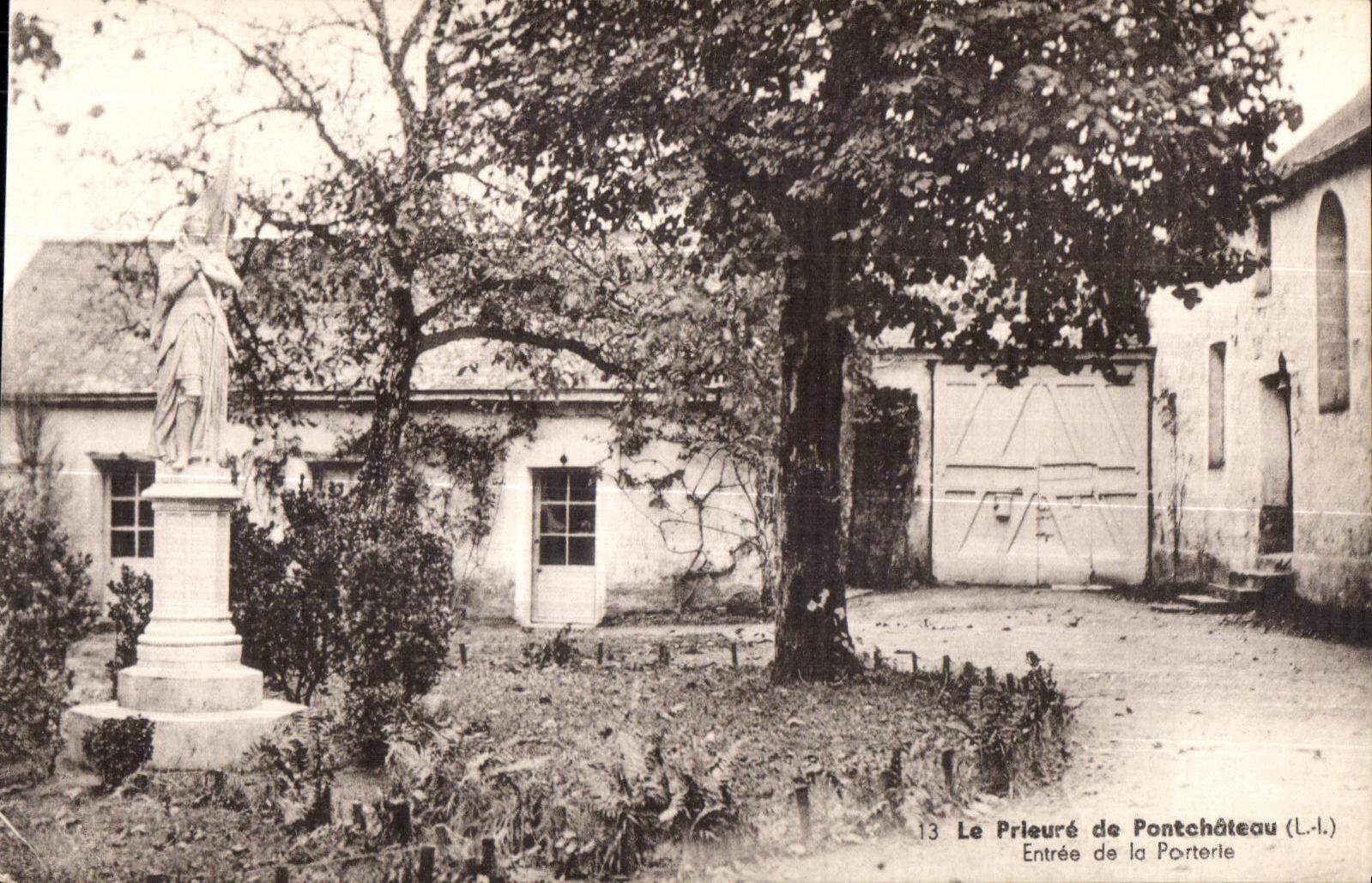 CPA the Prioress of Pontchateau Station Between Porterle