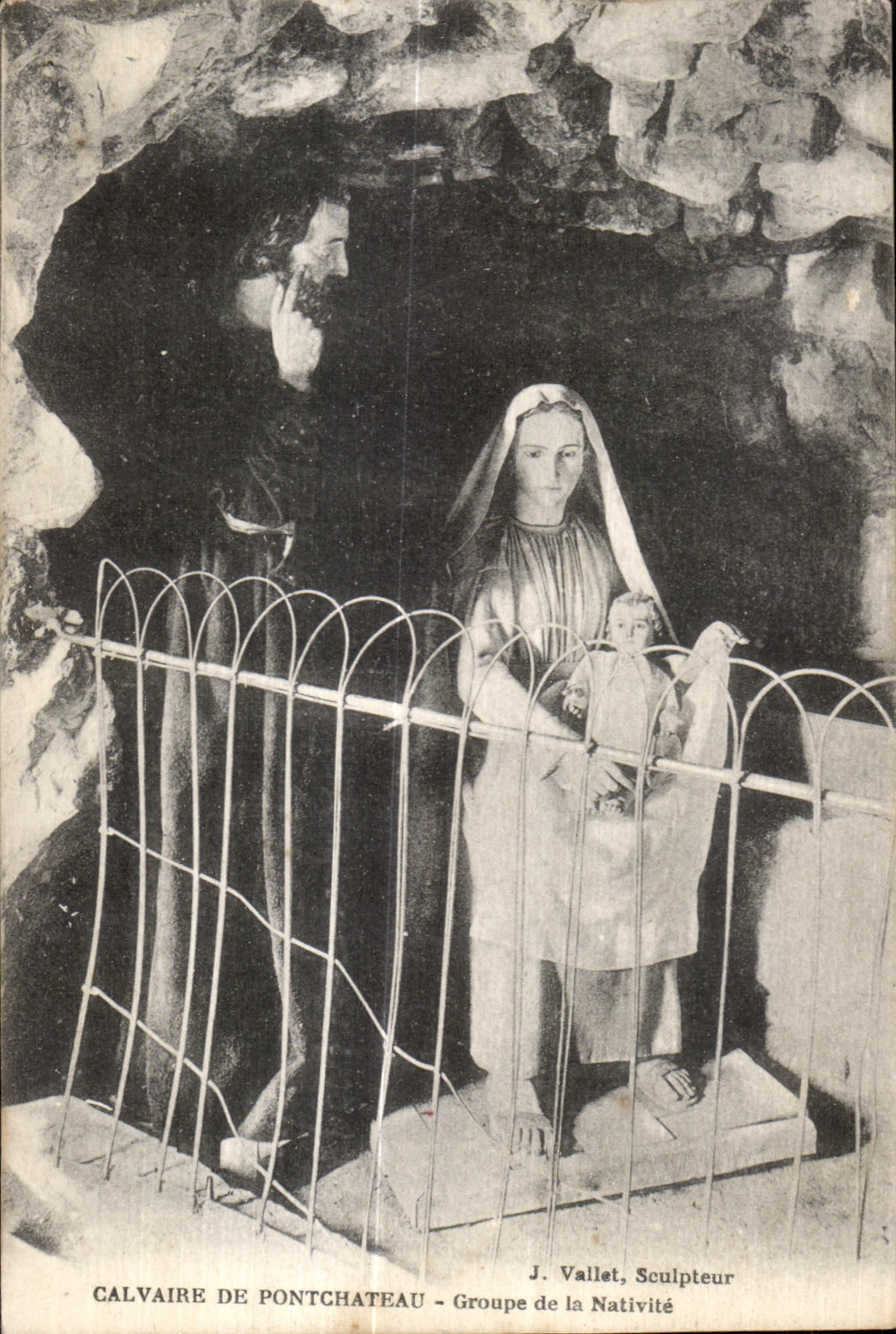 CPA Calvaire De Pontchateau Groups Nativity