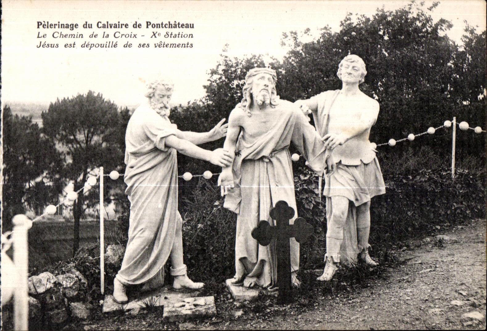 CPA Pelerinage del martirio de Pontchateau la manera de el VIII cruzado Siation Jesus es piel de su ropa