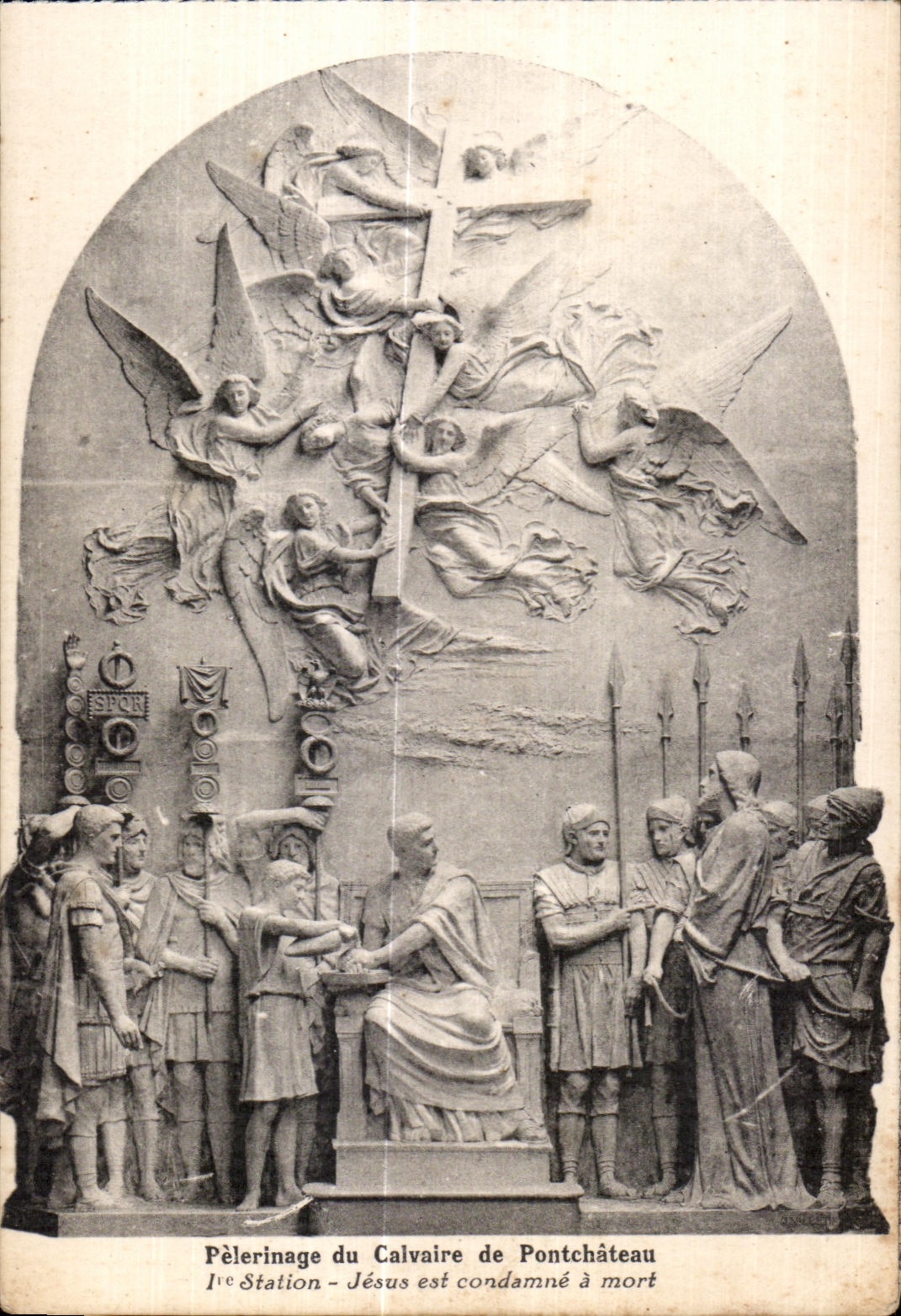 CPA Pelerinage del martirio del este de Jesus de la estacion de Pontchateau condena muerto