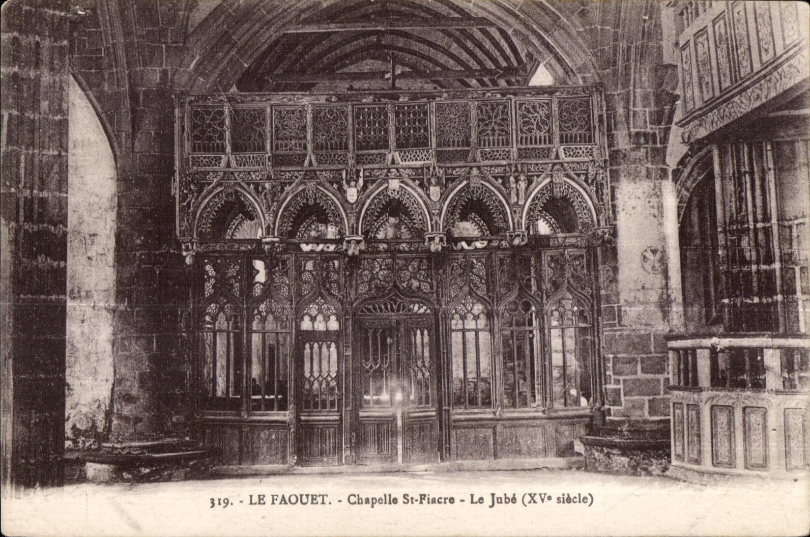 CPA Le Faouet Chapelle St Fiacre Le Jube (XV siecle)