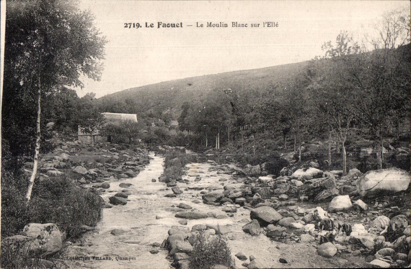 CPA Le Faouet Le Moulin Blanc sur l Elle