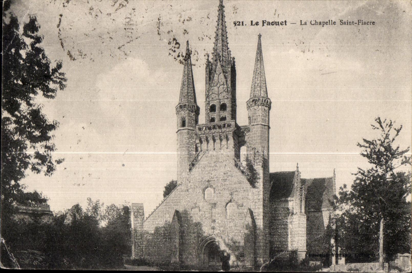 CPA Le Faouet La chapelle Saint Fiacre