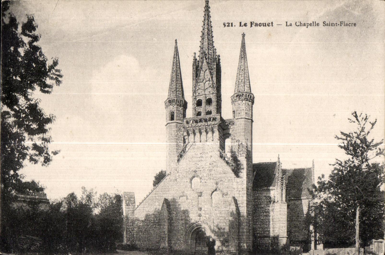 CPA Le Faouet La chapelle Saint Fiacre