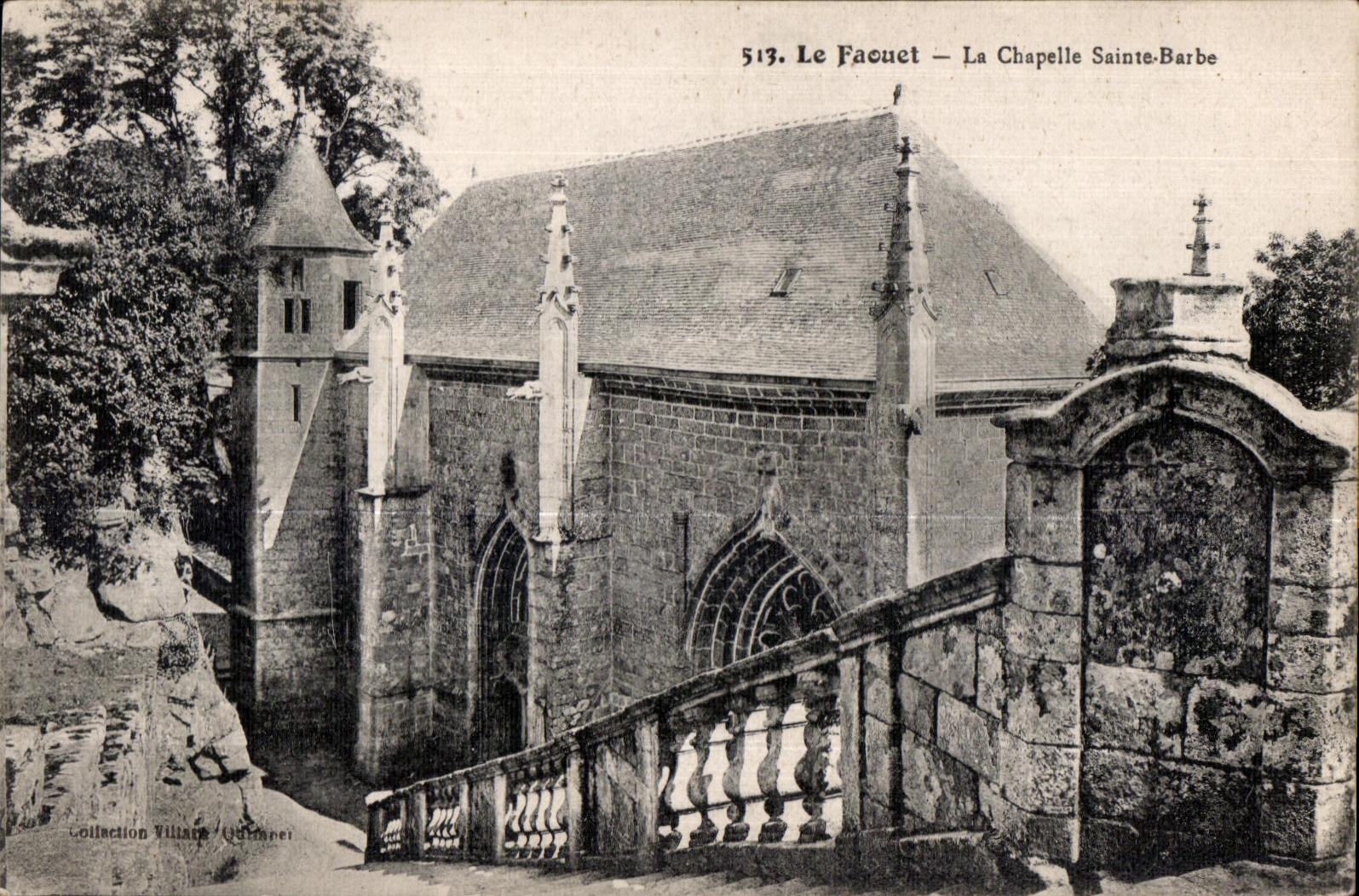 CPA Le Faouet La Chapelle Sainte Barbe