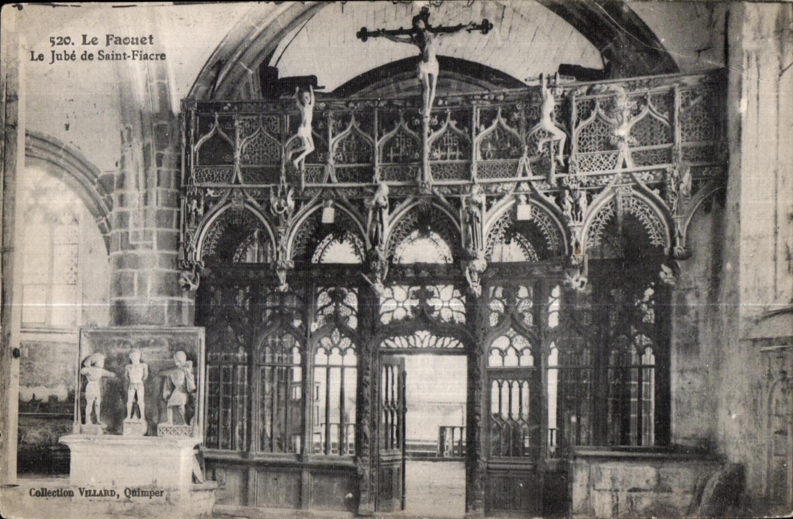 CPA Le Faouet Le jube de Saint Fiacre