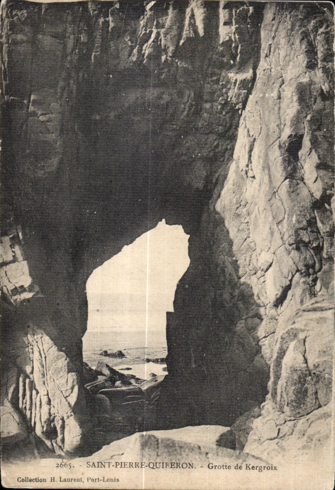 CPA Saint Pierre Quiberon Grotte de Kergroix