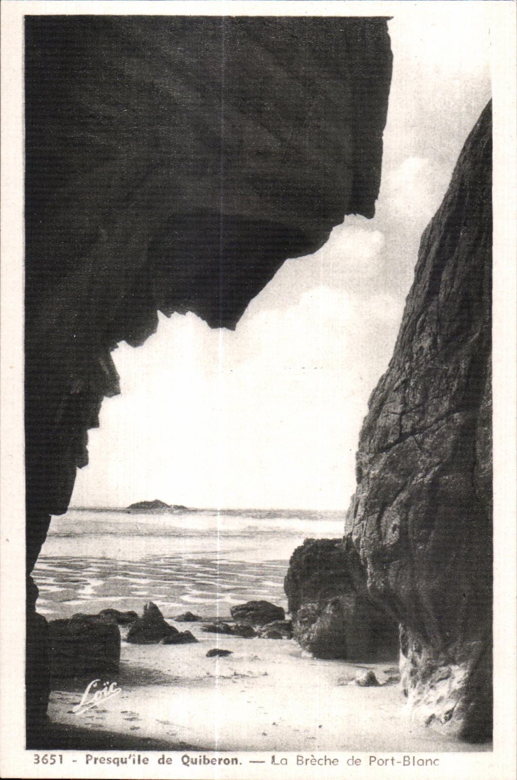 CPA Presqu ile de Quiberon La Breche de port Blanc