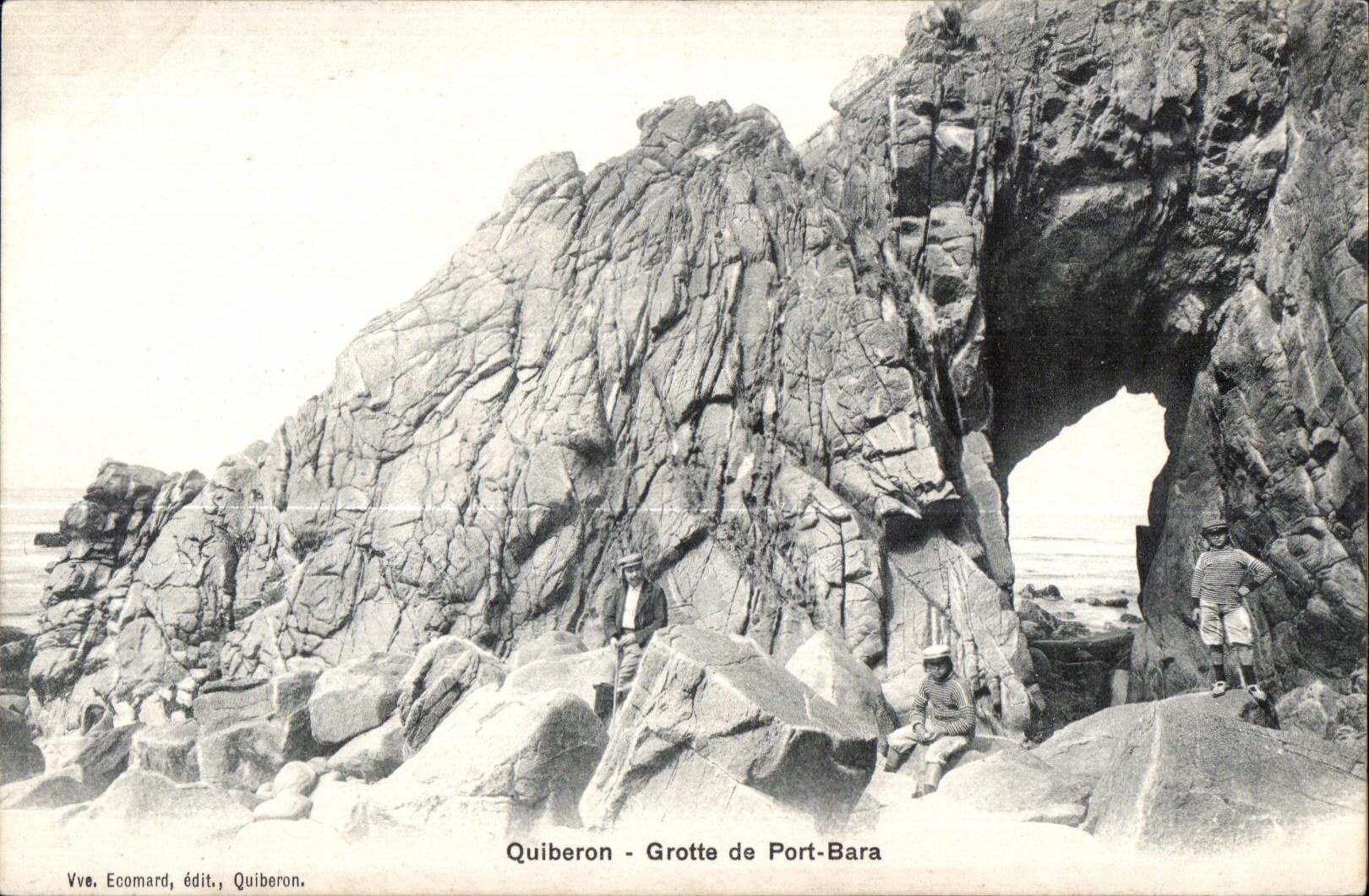 CPA Quiberon Grotte de Port Bara