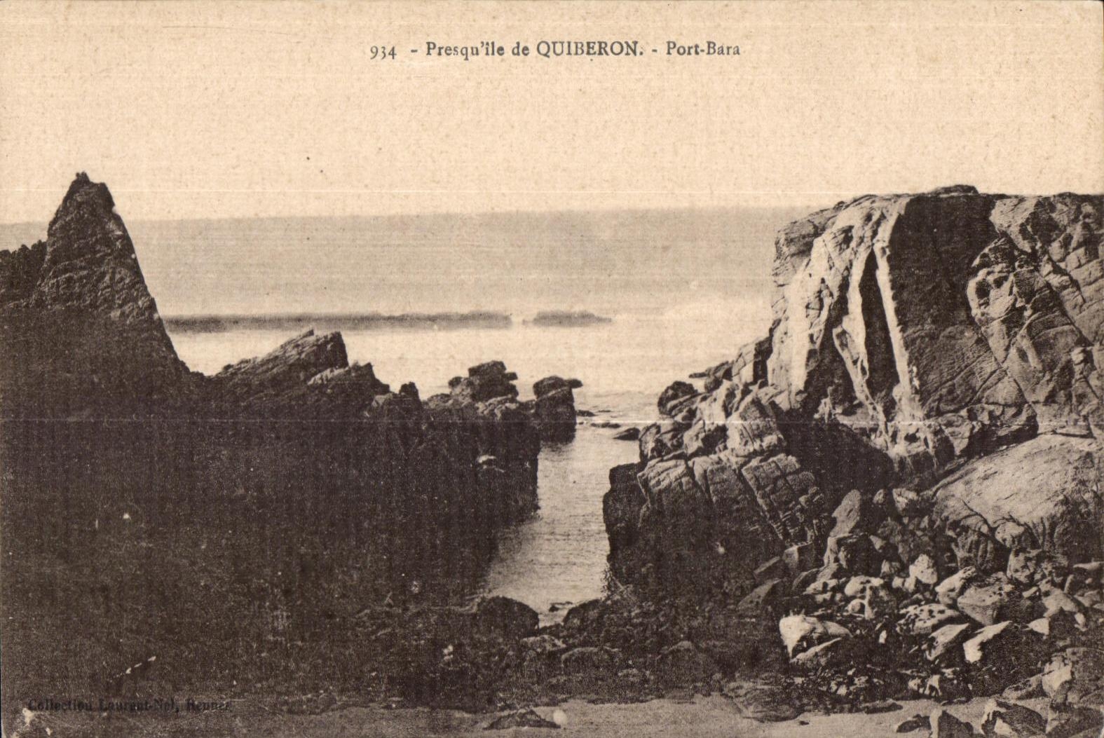 CPA Quiberon Presquile de Port Bara