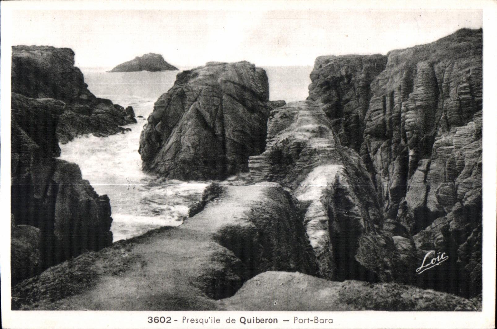 CPA Quiberon Presquile de Port Bara