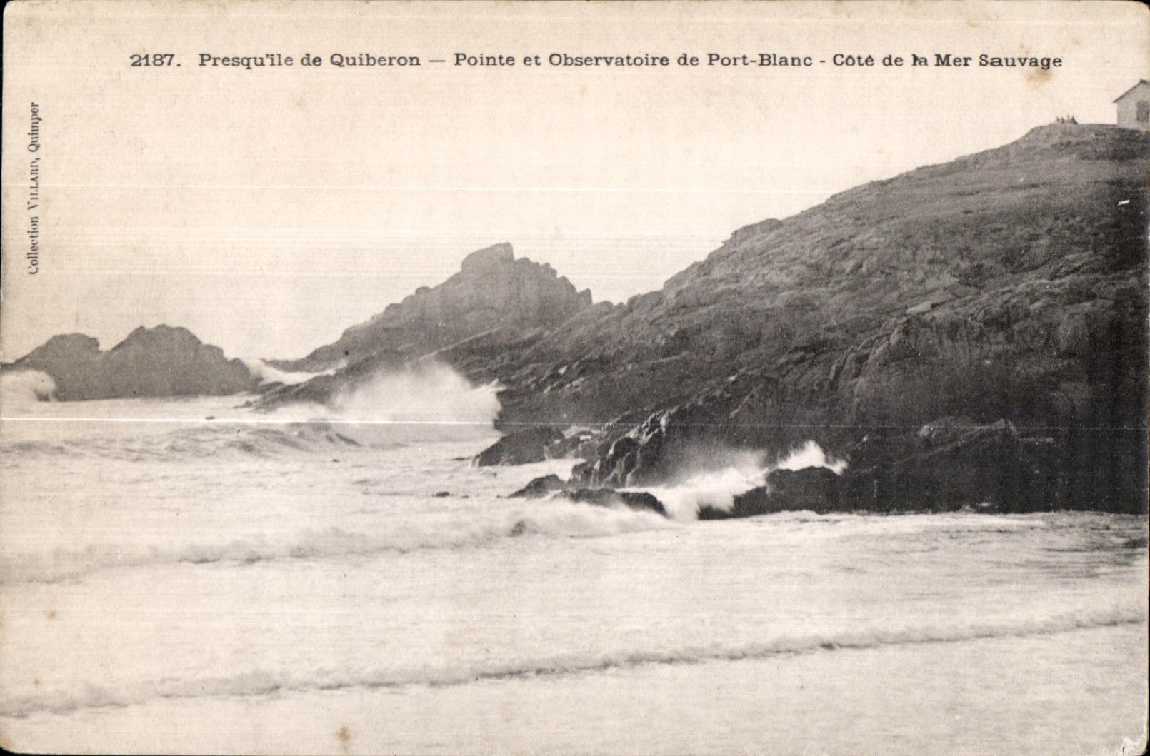 CPA Quiberon Pointe et Observatoire de Port Blanc Cote de Mer Sauvage