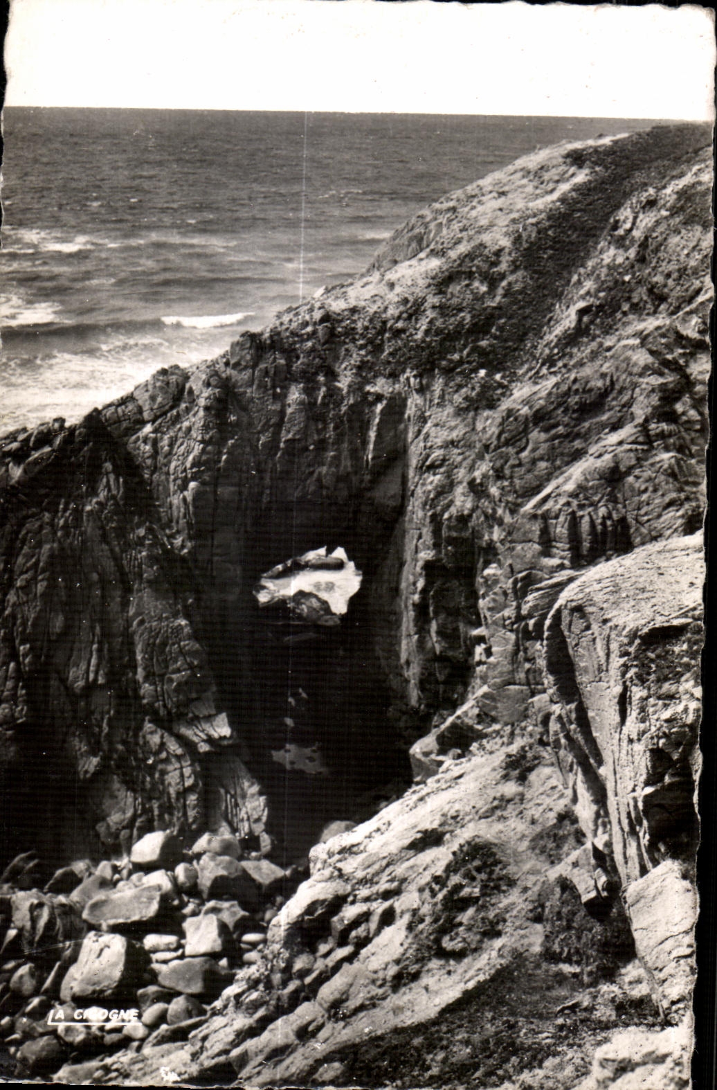 CPA Quiberon La Cote Sauvage a Port Bara