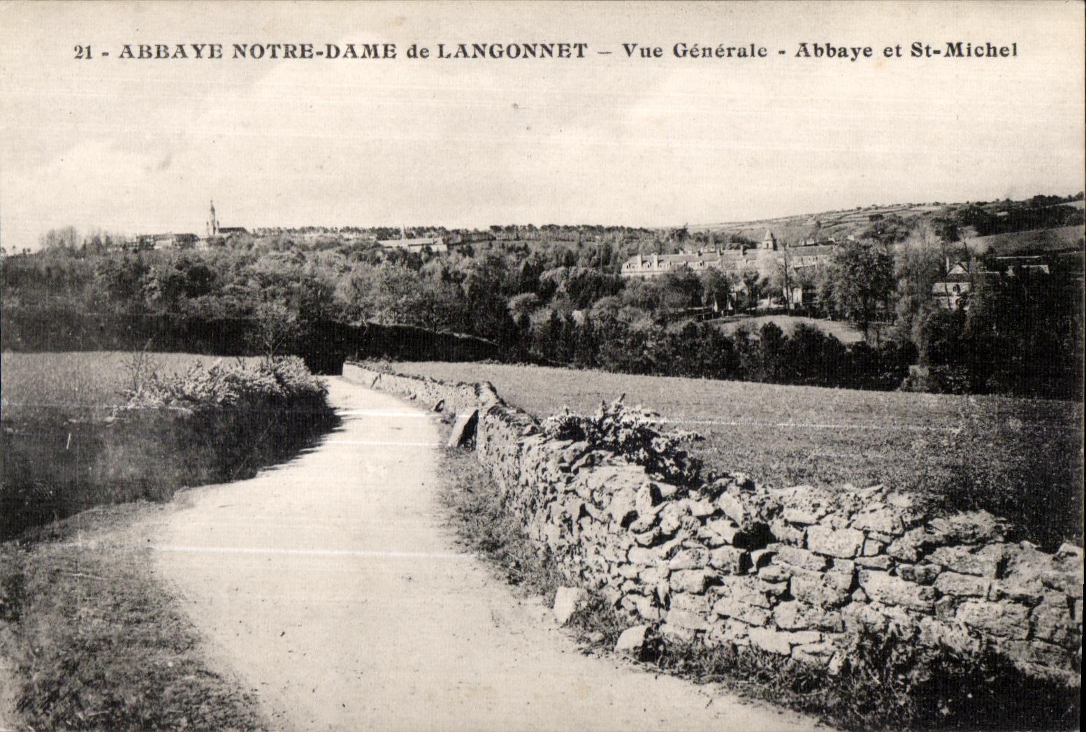 Abadia de CPA nuestra senora de la abadia y de St Miguel de la opinion de Langonnet