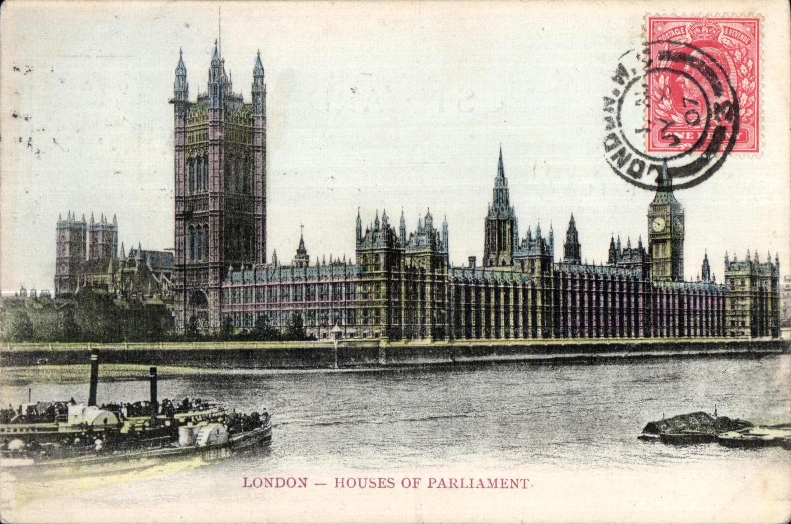 CPA London House Off Parliament Boat Boat