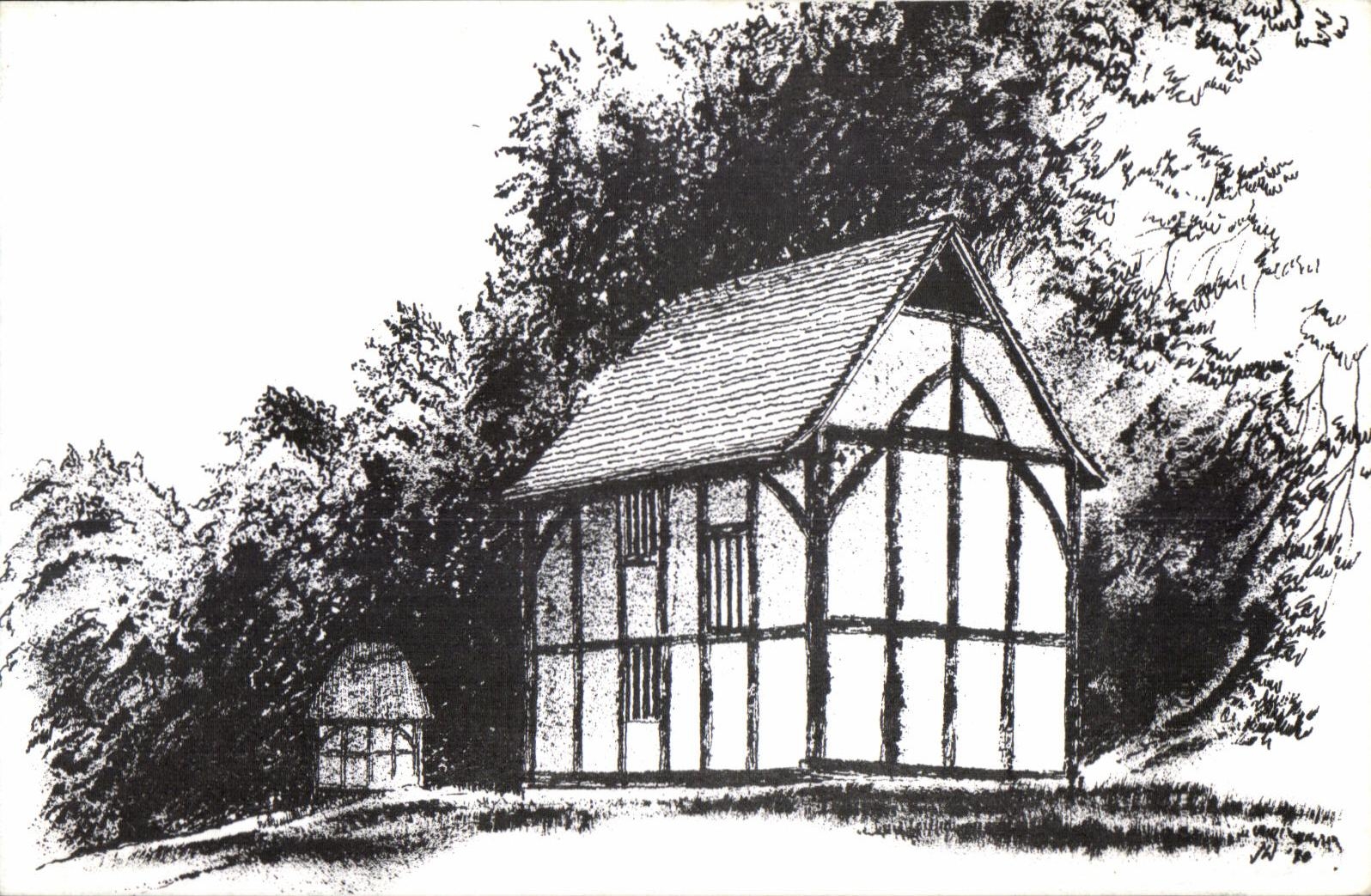 CPA Weald And Downland Open Air Museum Singleton Sussex Drawing by John Warren hon