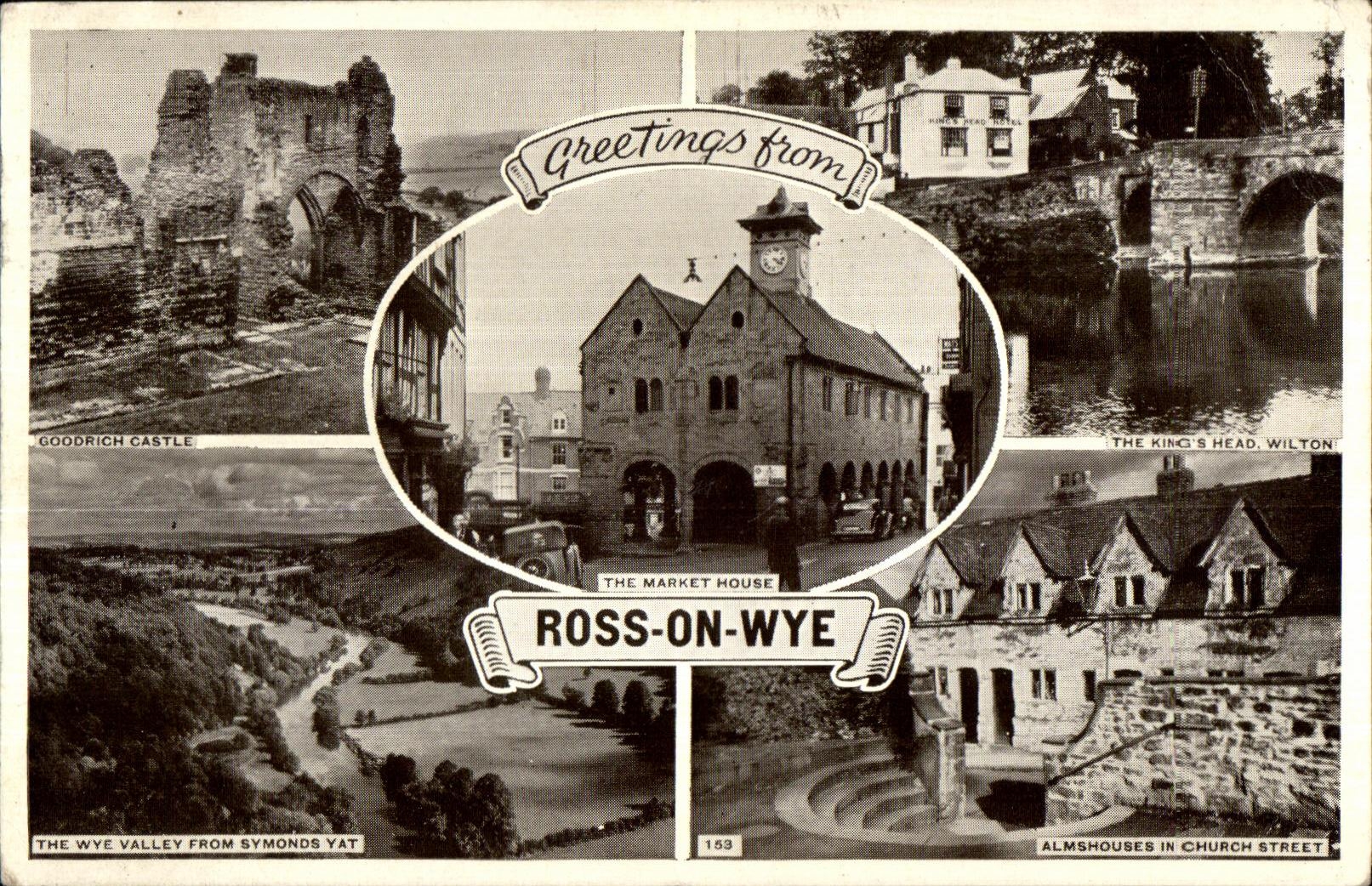 CPA Greeting from Ross One Wye