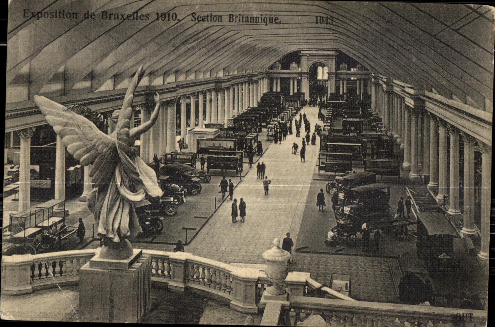 CPA De L Exposition Universelle Et Internationale de Bruxelles 1910 Automobile