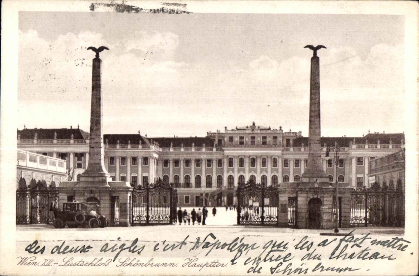 CPA Wien XII Lustschlot Johonbrun