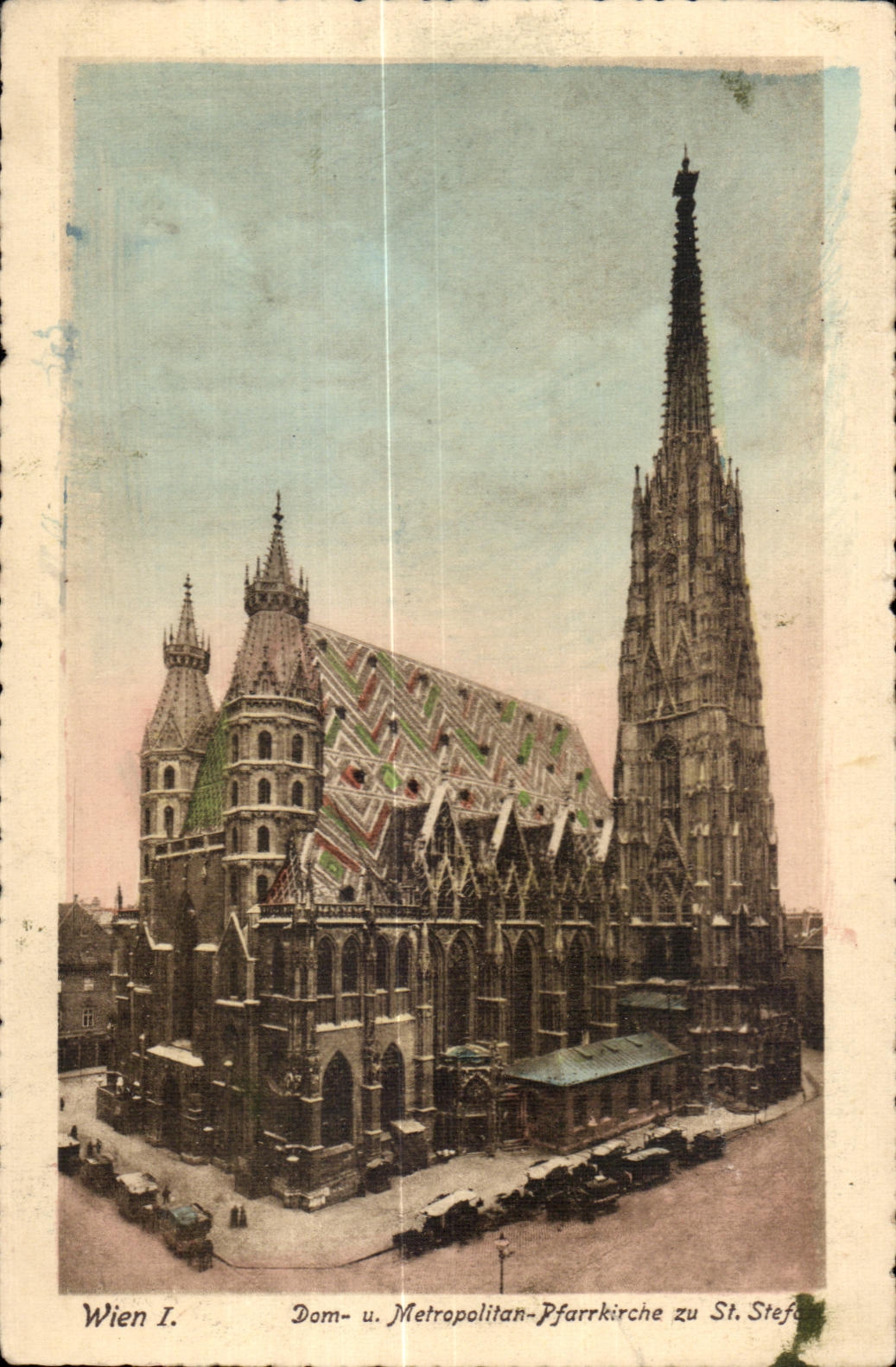 CPA Wien Dom Metropolitan Pfarrkirche Zu St Stefa