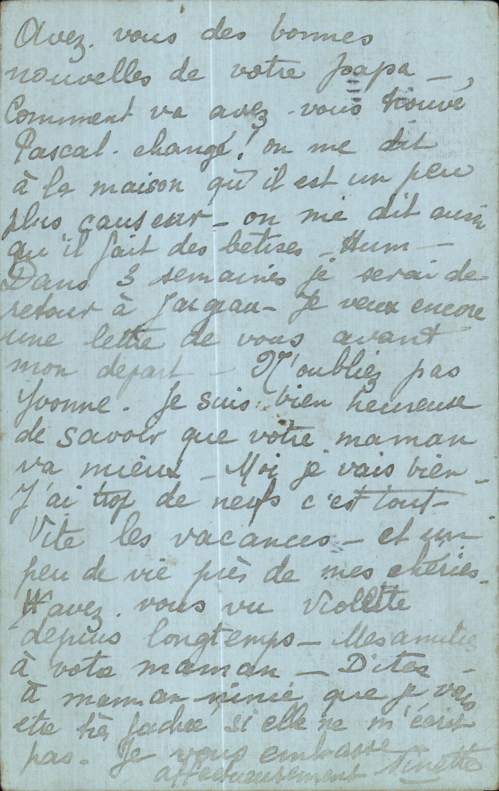 Postcard for Jargeau Loiret Savelle