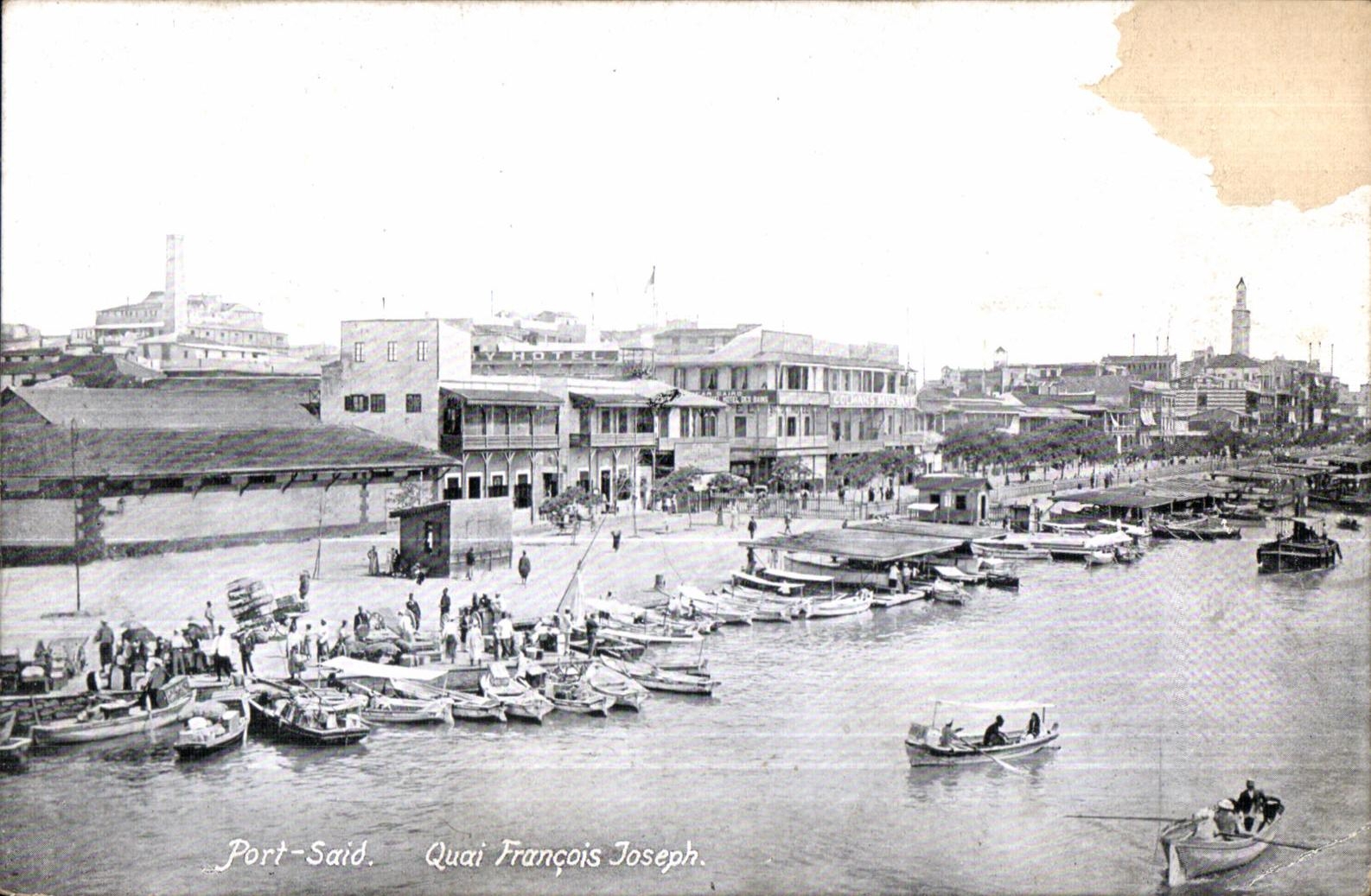 CPA Port Saïd Quay Francois Jose Egipto Egipto