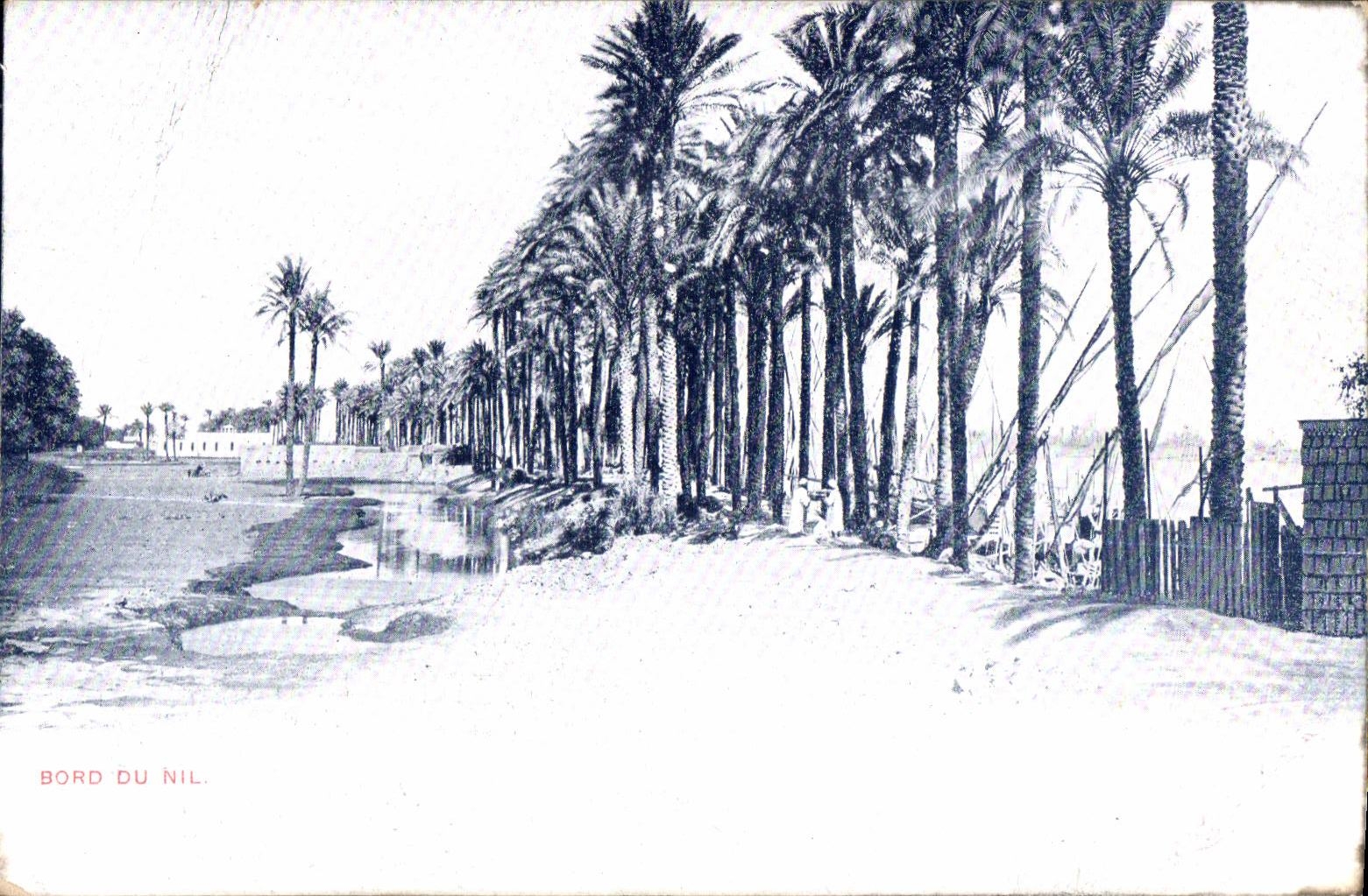 Borde de CPA Egipto Egipto del Nilo