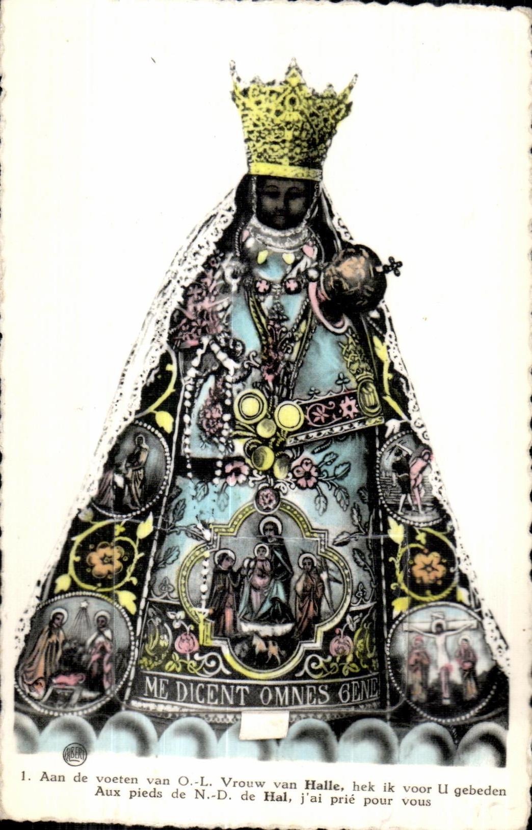 CHART Aan SYSTEM of voeten van Vrouw van Halle hek ik voor gebeden With the feet of hall requests for you