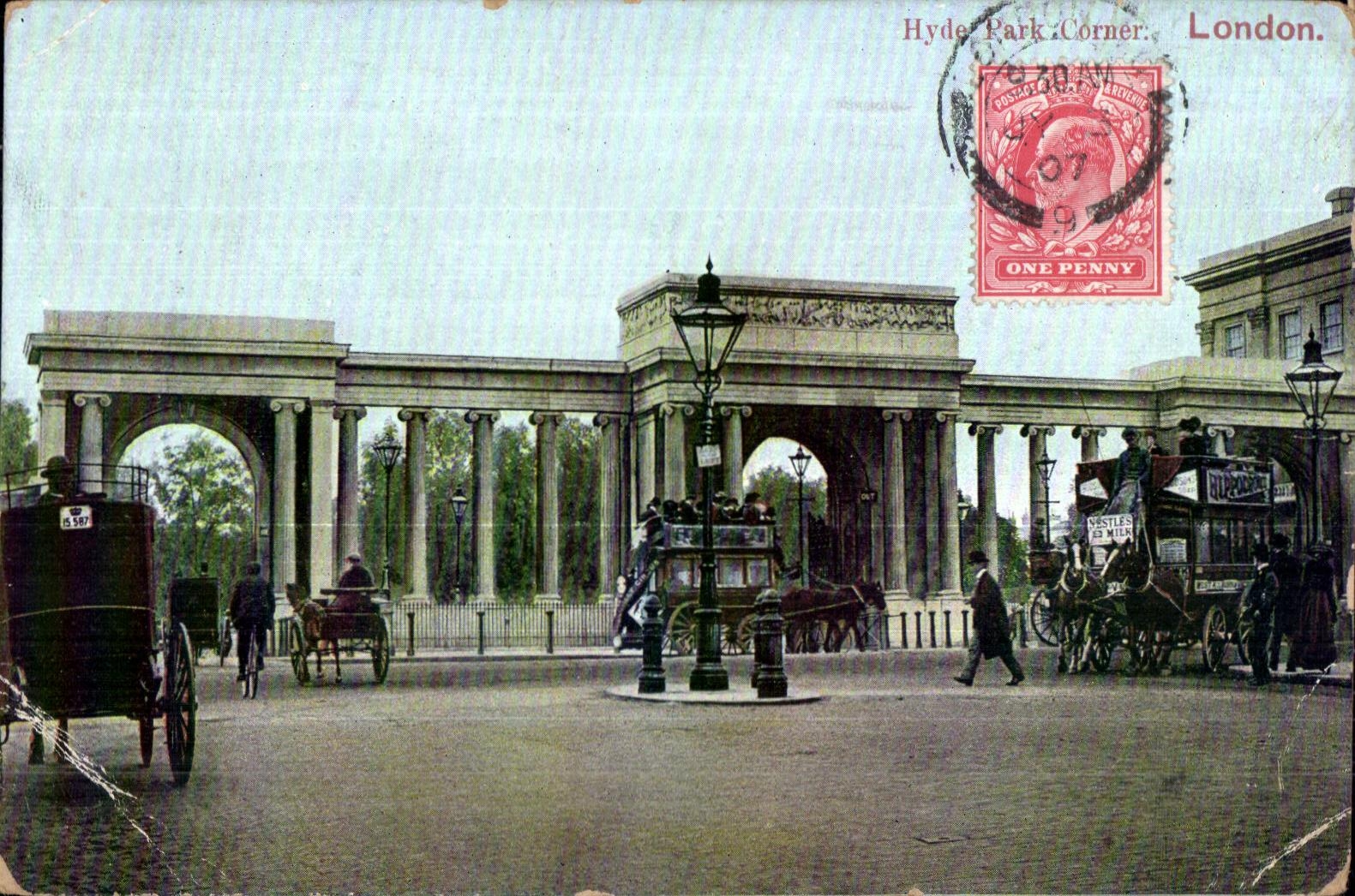 CPA Hyde park London Corner