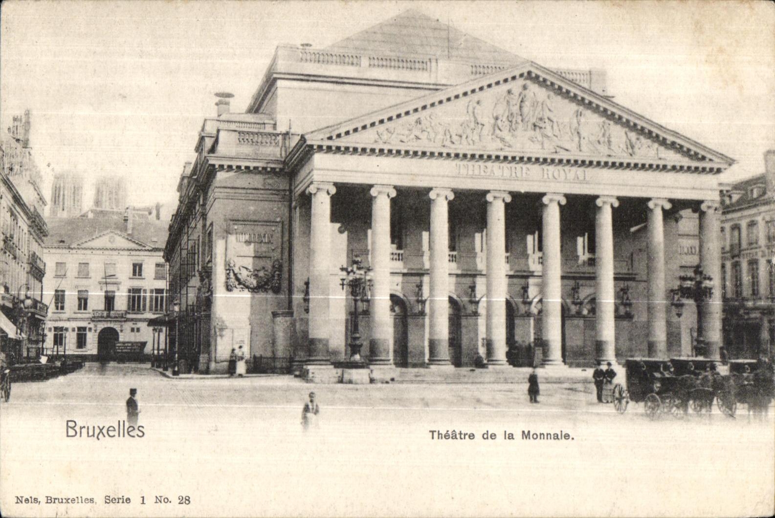 Teatro de CPA Bruselas de Monnale